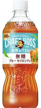 Suntory, Boss, Craft Boss, Zuckerfrei, Blauer Ceylon Tee, 600ml