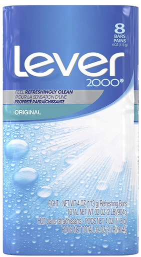 Lever 2000 Bar Seife Original, 4 oz (8 Stück)