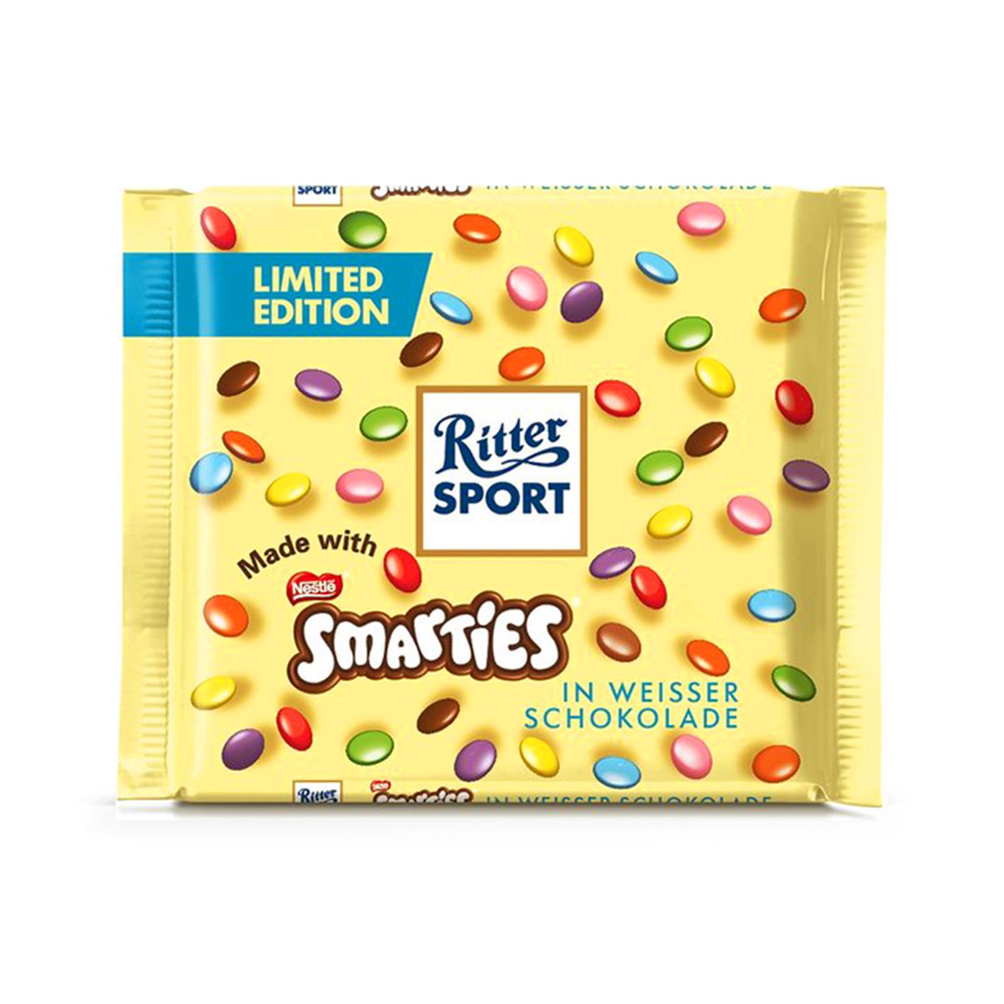 Ritter Sport Smarties Weiße Schokolade (Sonderedition) – 100g