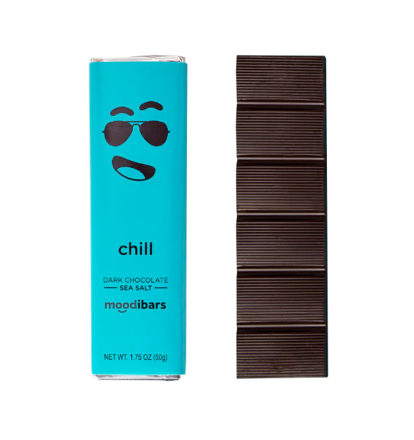 Moodibars Chill – Meersalz mit dunkler Schokolade – 1.75 oz