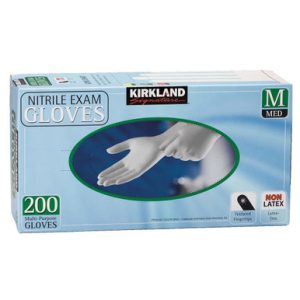 Kirkland Signature Latexfreie Nitrilprüfung Mehrzweckhandschuhe, mittel, 200 Stück