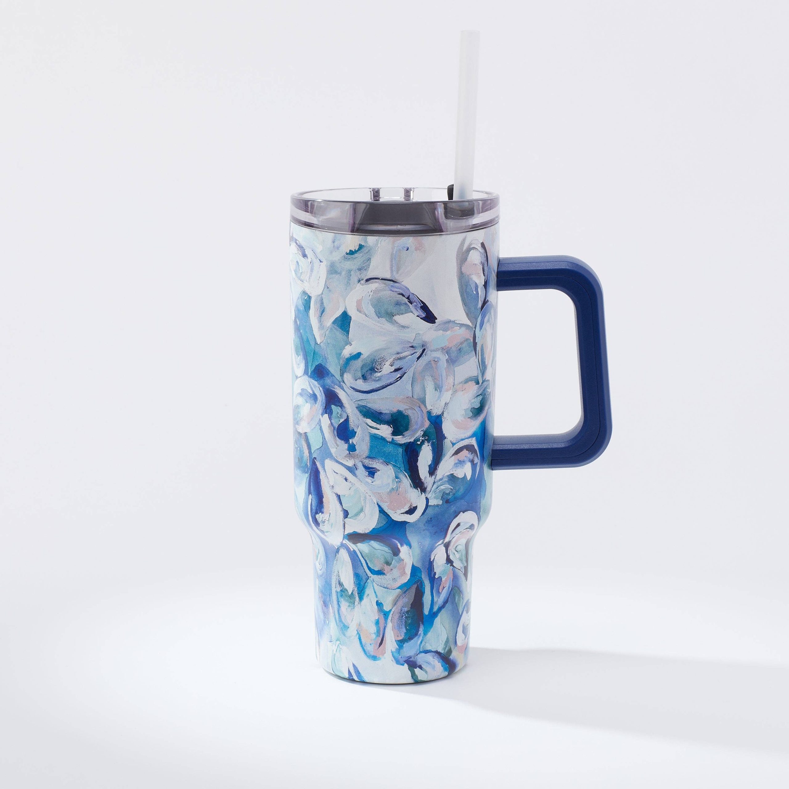 Kim Hovell Kunst – 40oz Tumbler – Azul Austern: Default Title