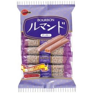 Bourbon “Lumando, Rumando” Crepe Kekse, 12 Bars in 1 Packung, – 105g