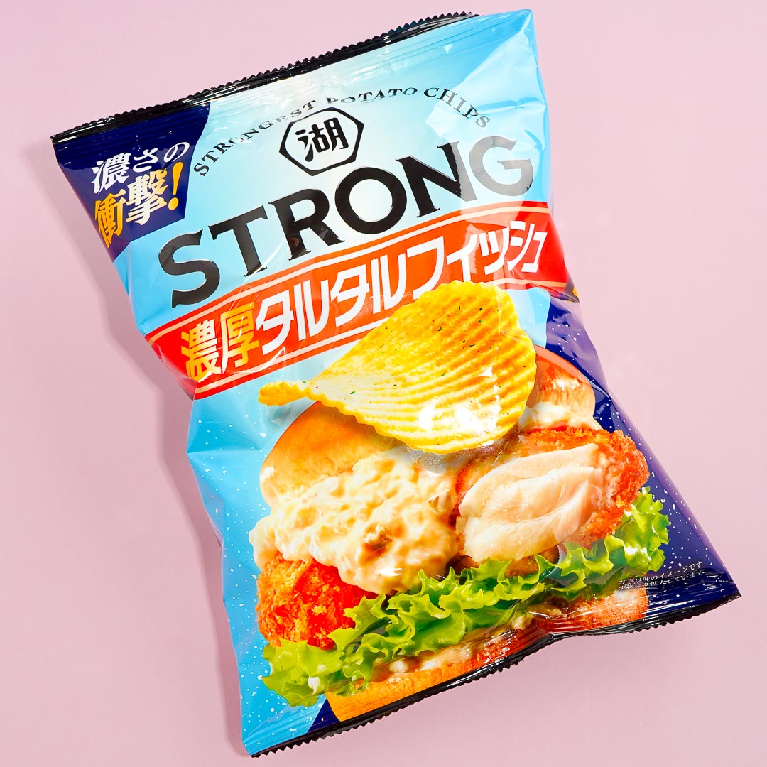 Koikeya Starke Kartoffelchips – Fischsandwich mit Tartar Sauce