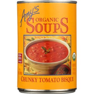 Amy's Suppe Tomate Biskuit Küken GF Bio, 14.5 Oz – Packung mit 12