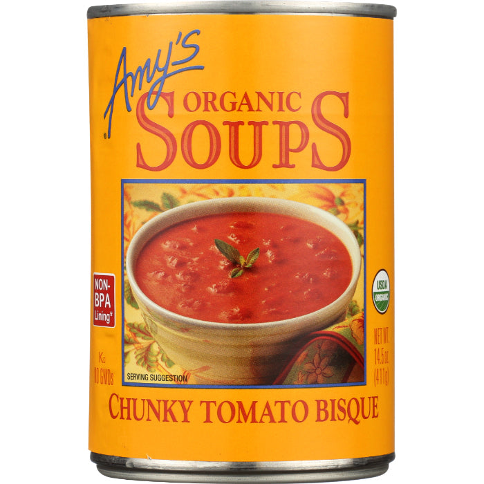 Amy's Suppe Tomate Biskuit Küken GF Bio, 14.5 Oz – Packung mit 12