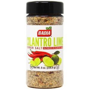 Badia Pfeffersalz Cilantro Limette, 8 Unzen – Packung mit 6 Stück