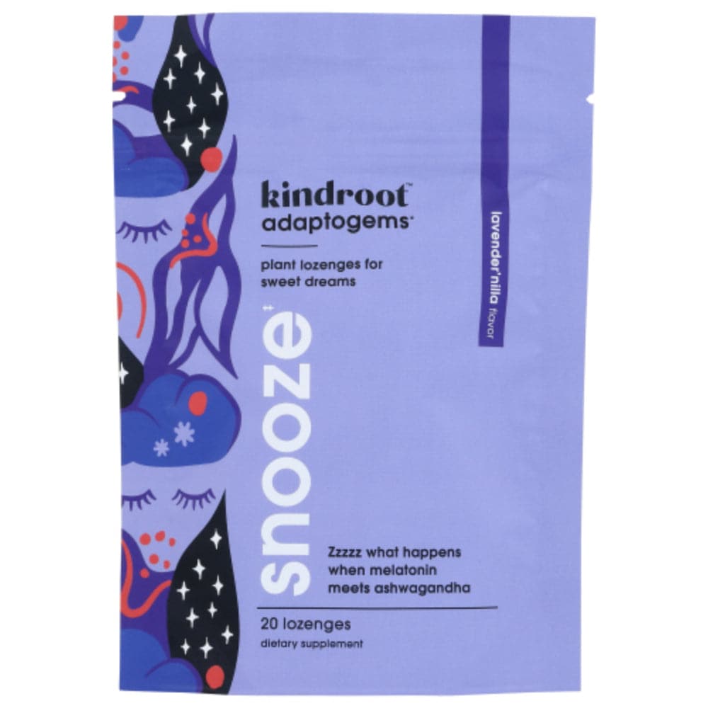 Kindroot – Snooze Schlaf Melatonin Lutschtabletten 20ct, 2.6 Oz – (Packung mit 6)