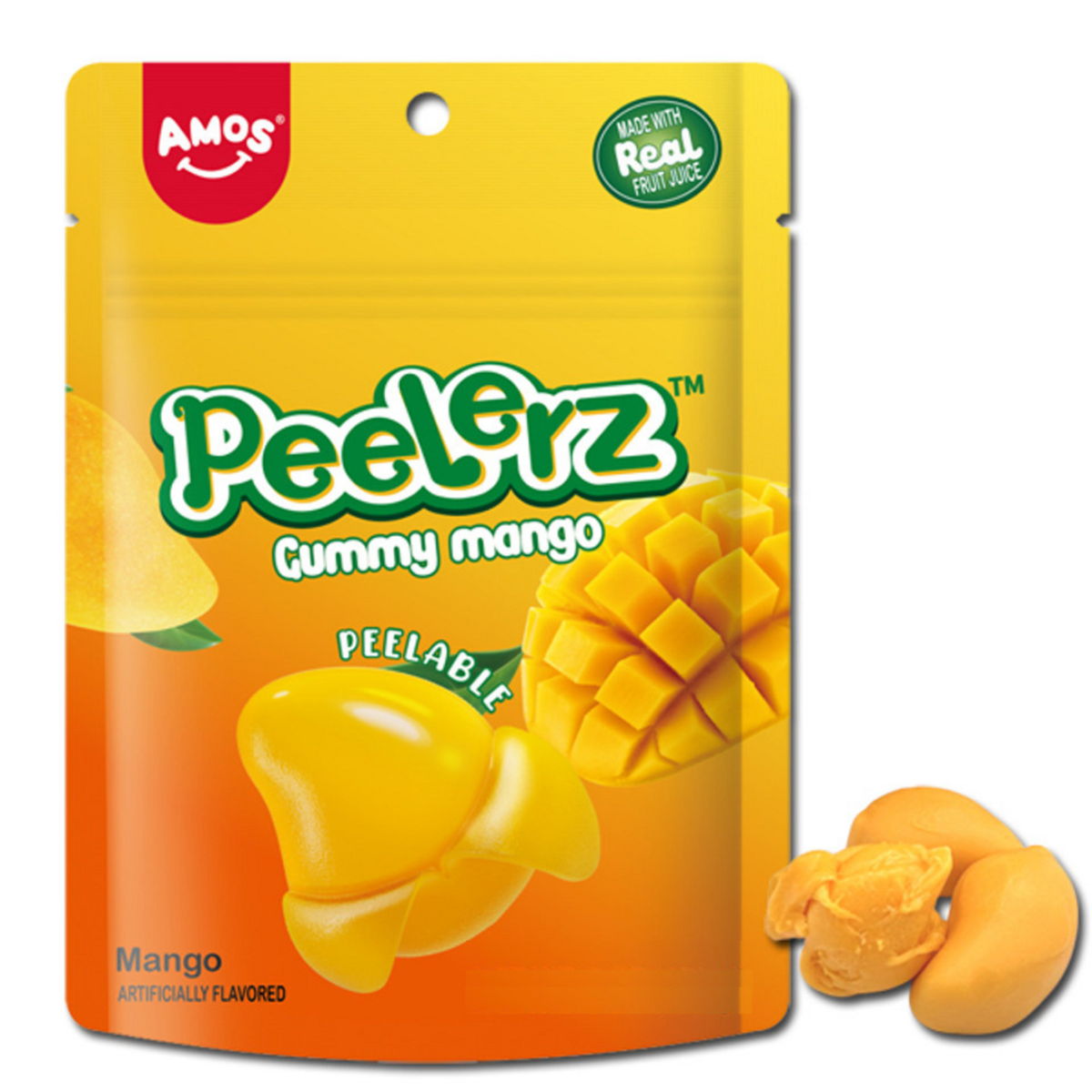 Amos Peelerz Gummi Mango 170G