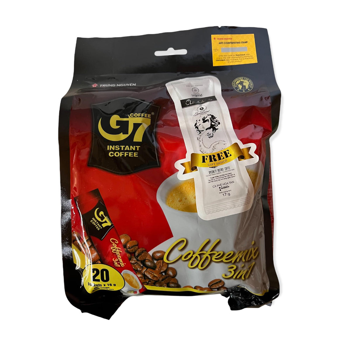 G7 3 in 1 Instant Kaffeemischung – 20 Beutel – 320 G