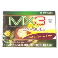 MX3 Plus – Mangostan-Kapsel mit L-Carnitin – 30 Kapseln