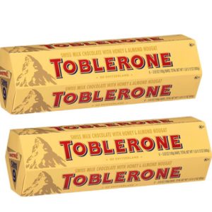Toblerone Swiss Milchschokoladeriegel, 3,52 Unzen, 6 Zähler (Packung von 2)
