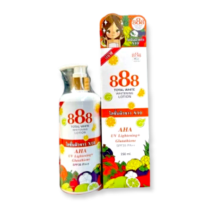 888 Total weiß – Lotion – aha uv + Glutathion spf 35 pa+++ – – 250ml