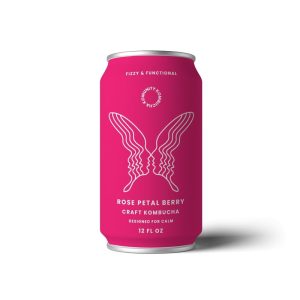 RMBR Kombucha Adapt Rose Petal Beere Dose – 24 Dosen x 12 Unzen Fall