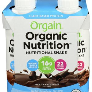 Orgain veganes Protein getränkt Schokolade 4-Pack Bio 44 fo – p