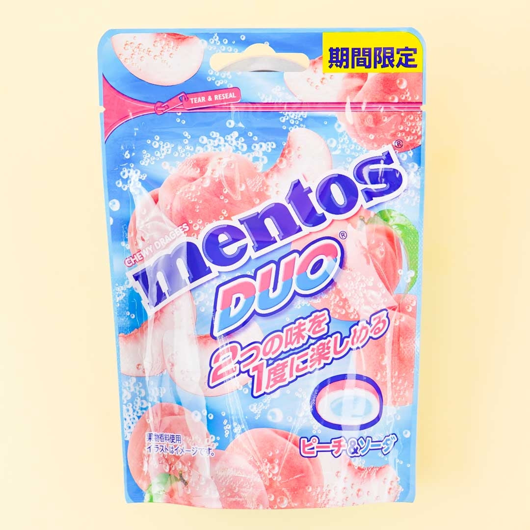 Mentos DUO Süßigkeiten – Pfirsich & Soda