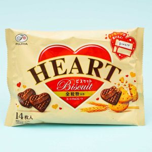 Fujiya Heart Vollkornkeksschokolade