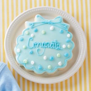 Deerfields Bakery blau gratuliert Keks Add-on