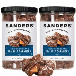 Sanders Sea Salzkaramell, Milchschokolade, 36 Unzen (2 Packung)