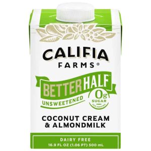 Califia Farms Creamer Better Half ungesüßt, 16.9oz | 6er-Pack