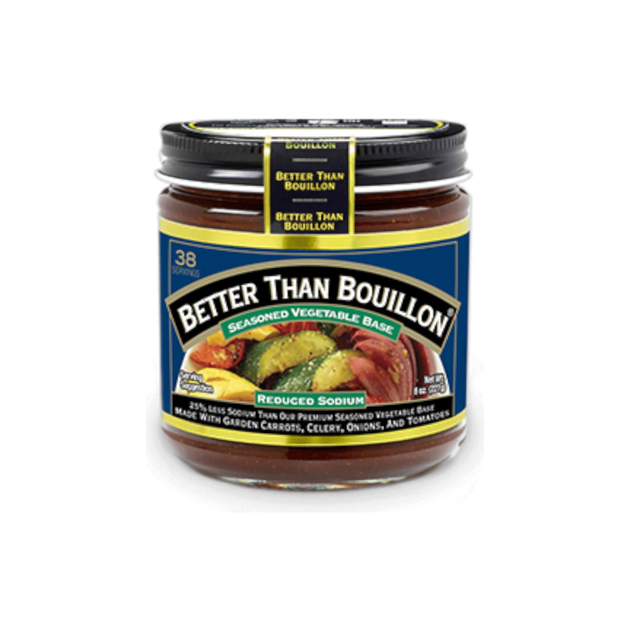 Besser als Bouillon gewürzte Gemüsebasis (reduziertes Natrium)