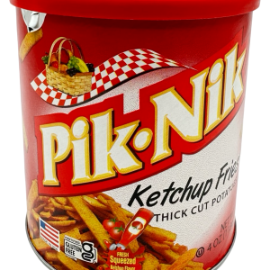 Pik-Nik Ketchup-Geschmackfritten (klein) – 4 Unzen