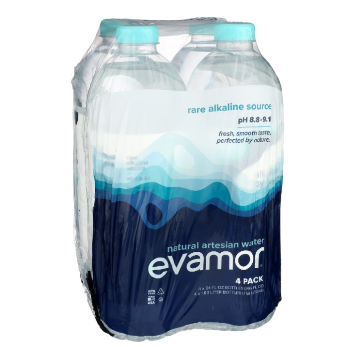 Evamor – Artesianisches Wasser, 256 fl oz (4er Packung) – 2er Packung
