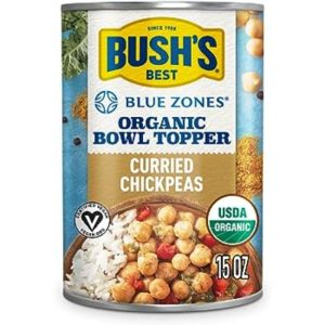 Bushs Best – Kichererbsen Curry Topper, 15 OZ (Packung mit 6)