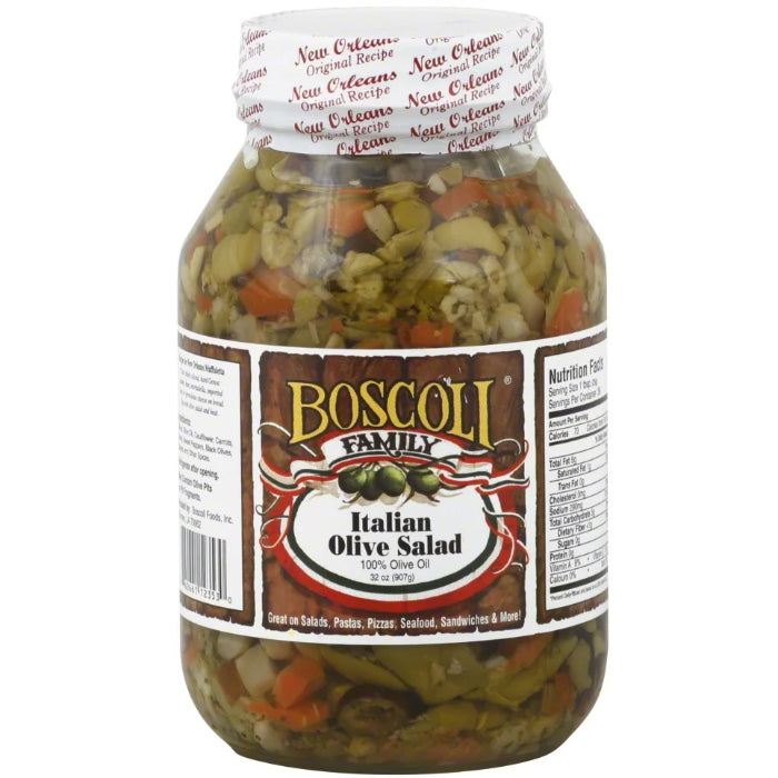 Boscoli – Olivensalat, 32 oz – Packung mit 6 Stück