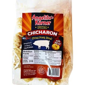 Angelito's Korner – Special Chicharon – Gebratene Schweinerinde mit Fleisch – 116 G
