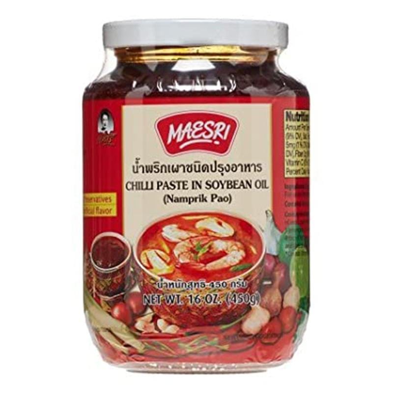 Maesri Chilli Paste in Sojaöl (NamPrik Pao)