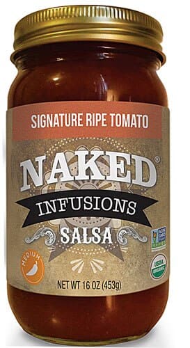 Nackte Infusionen – Signature Reife Tomate mittel Salsa, 16 oz – Packung mit
