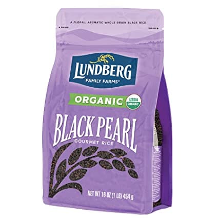 Lundberg Family Farms – Bio Schwarzer Perlenreis, 1lb – Packung mit 6 Stück