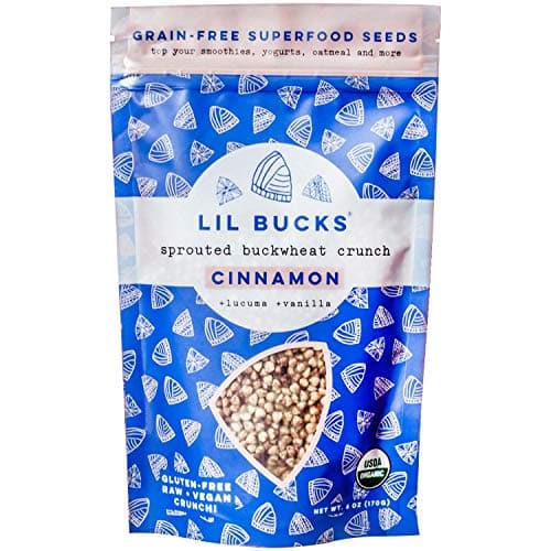 Lil Bucks – Sprouted Zimt Buchweizen, 6 oz – Packung mit 6 Stück