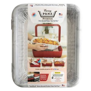Fancy Panz Premium-Set – Pfannenrahmen mit Deckel & heißes oder kaltes Gel Pack-mar