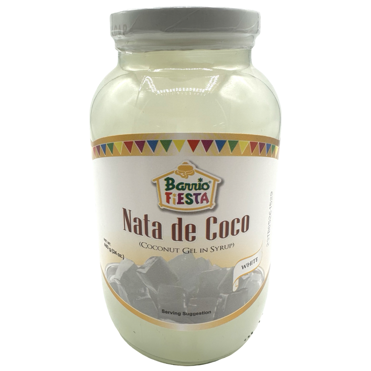 Barrio Fiesta Nata De Coco – Weiß – 24 OZ (680g)