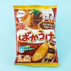 Befco Kuriyama Bakauke Reis Cracker – würziger Currygeschmack