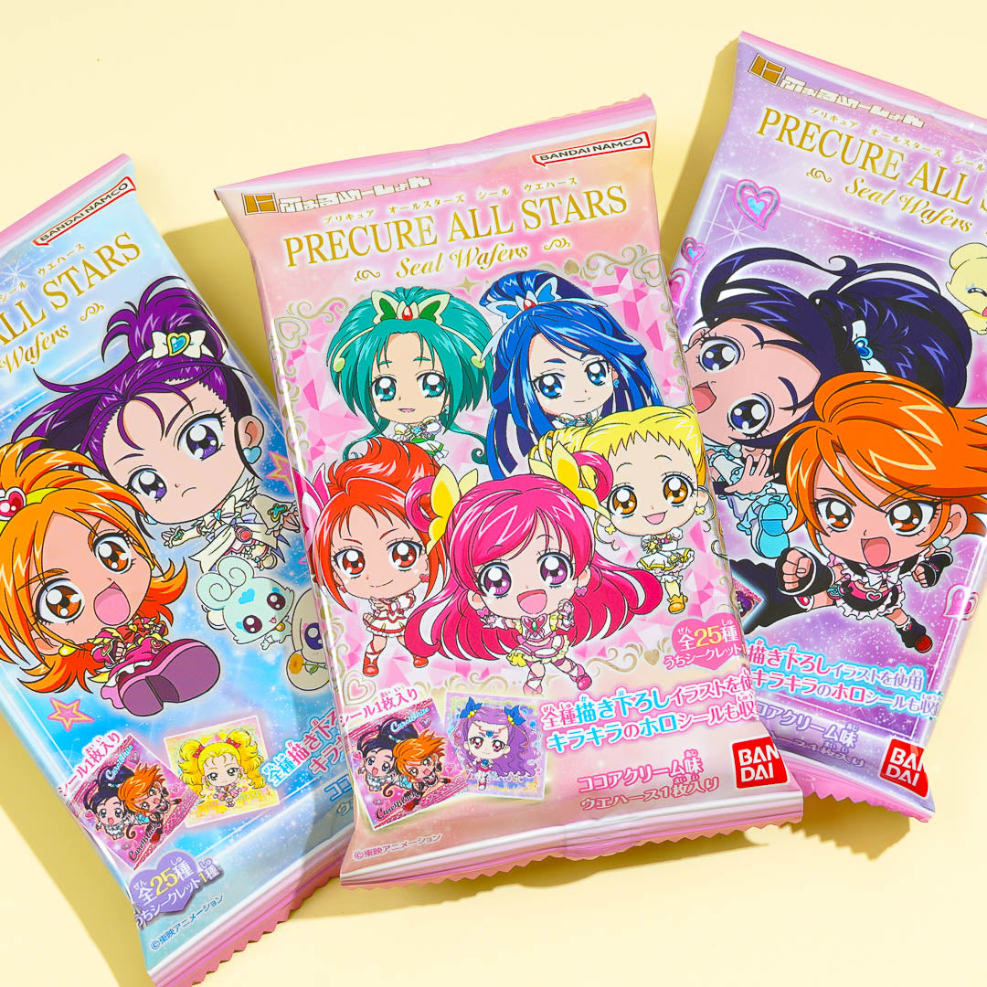 PreCure All Stars Niformation Kakao-Waffel mit Aufkleber