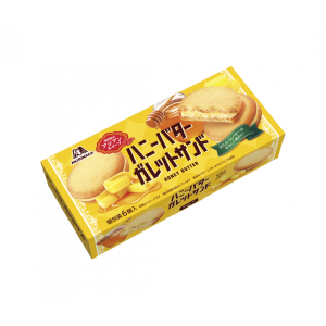 Morinaga, Honigbutter Galette Sand, Kuchen mit Sahne, Honig & Milch, in 1 Schachtel – 6pc