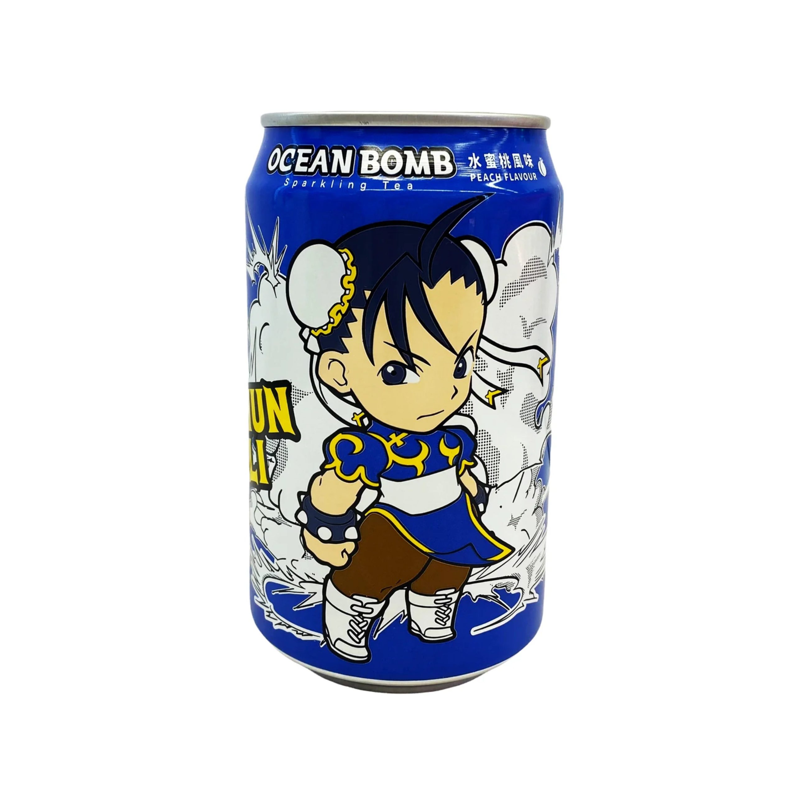 Ocean Bomb Street Fighter Pfirsich Geschmack Funken Tee (Taiwan)