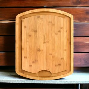 Totally Bamboo Bauernhaus Carver, Bambus Carving Board mit Juice Gro