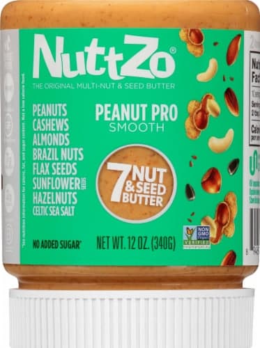 NuttZo Erdnuss Pro glatt – cremige & nahrhafte Erdnussbutter