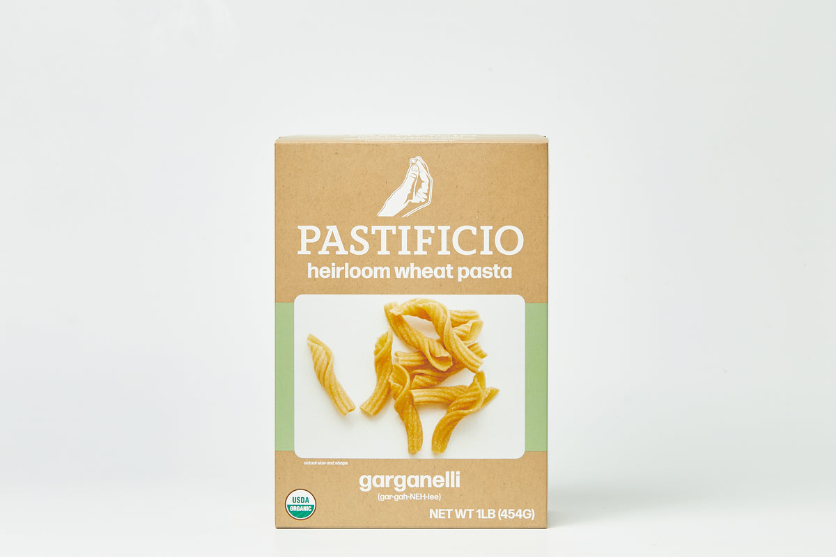 Pastificio Boulder GARGANELLI Heritage Ancient Wheat Pasta Box – 6 Boxen x 16 Unzen Fall