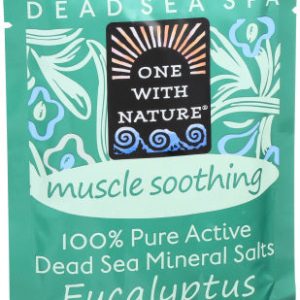 One With Nature Badesalz Eukalyptus 2,5 Unzen – Packung mit 6 Stück