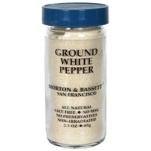 Morton & Bassett Pfeffer weißer Boden, 2,3 Oz – 3er Packung