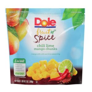 Dole Fruit Chili Lime Mangostücke, 12 Unzen (Packung mit 8 Stück)
