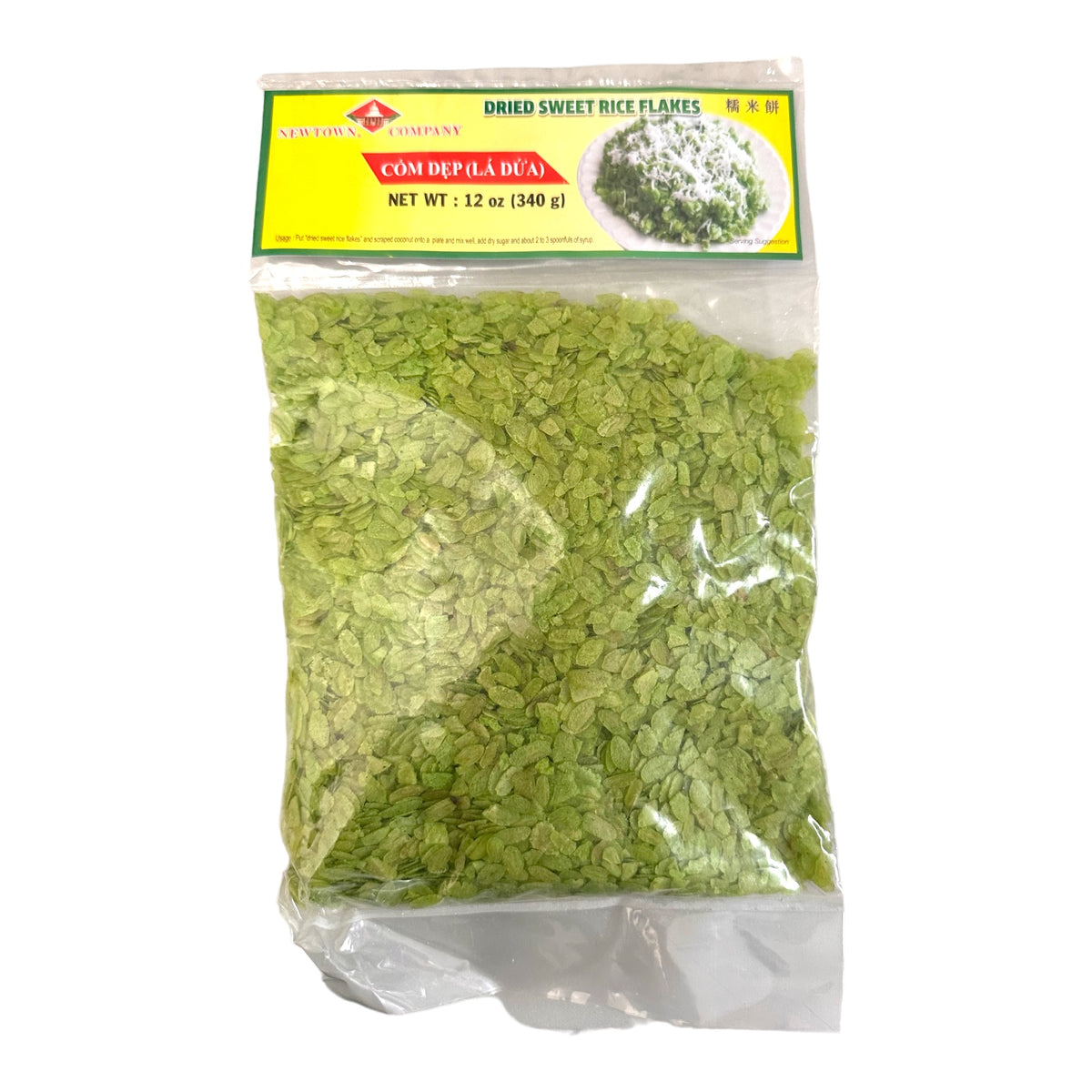 Süßer Reis Flach Grüner Reis Flocken – Com Dep (La Dua) – 10 OZ