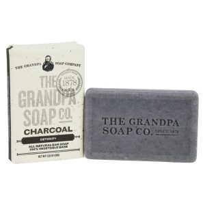 The Grandpa Soap Co. Anthrazit-Stäbeseife