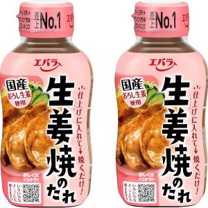 Ebara Ingwer Pork Soße (Yakiton, bbq, Sojasauce) x 2 Flaschen Japan – Tokyo Sakura Mall – 230g