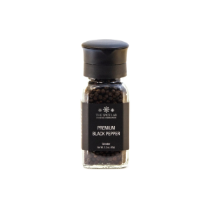 The Gewürzlabor- Premium schwarzes Pfefferkorn mit Schleifer